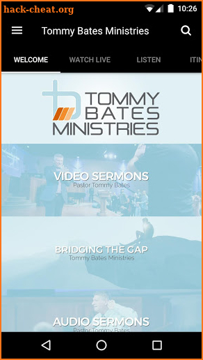Tommy Bates Ministries screenshot