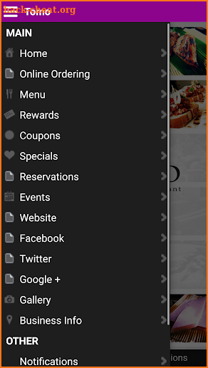 Tomo Restaurant screenshot