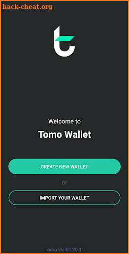 Tomo Wallet screenshot