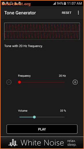 Tone Generator screenshot
