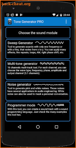 Tone Generator PRO screenshot