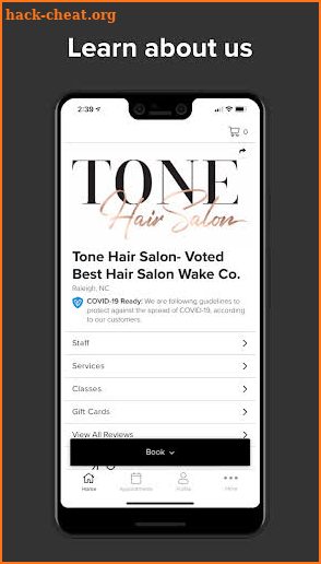 Tone Hair Salon screenshot