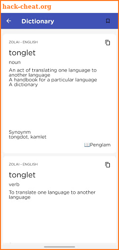 Tonglet screenshot