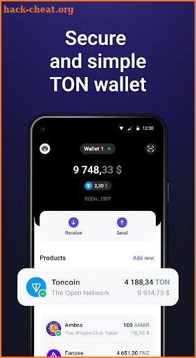 Tonhub — TON wallet screenshot