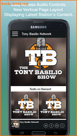 Tony Basilio Network screenshot