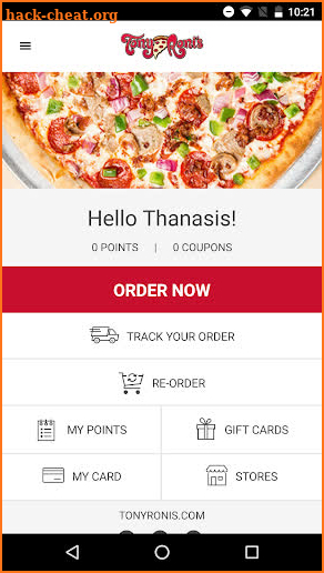 Tony Roni's Pizza screenshot