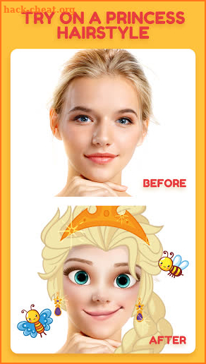 Toon App - cartoon princess camera screenshot
