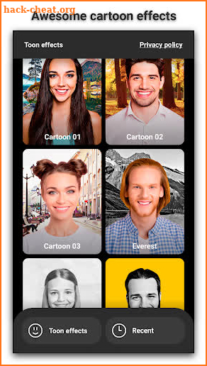 Toon: Cartoon Photo Editor screenshot