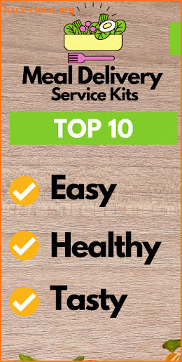 Top 10 Meal Kit Delivery Companies & Services screenshot