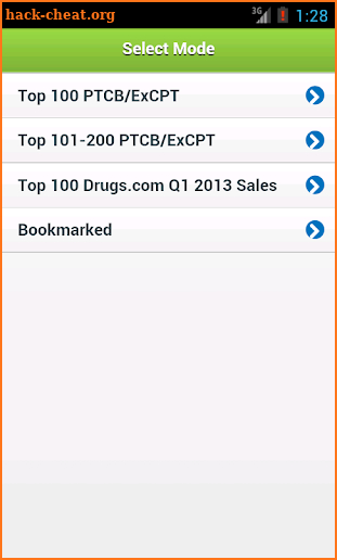 Top 100/200 Drugs Flashcard screenshot