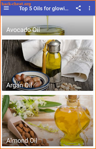 Top 5 Oils for glowing skin screenshot