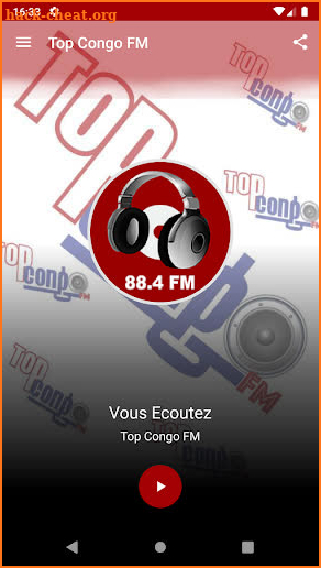Top Congo FM (88.4 MHz) screenshot