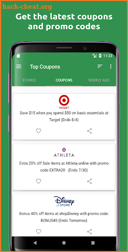 Top Coupons & Promo Codes screenshot