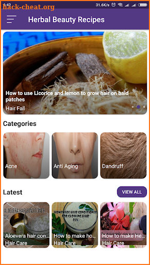 Top DIY Natural Beauty remedies screenshot