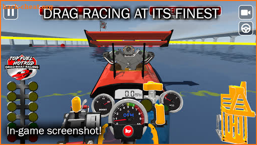 Top Fuel Hot Rod - Drag Boat Speed Racing Game screenshot