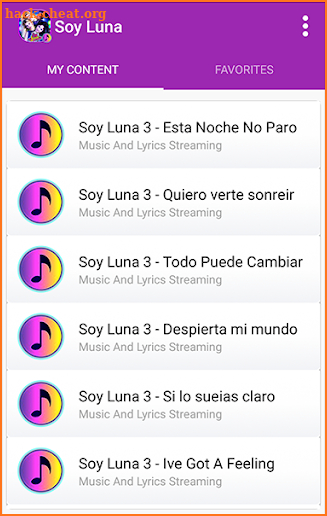 Top Hits Soy Luna - Music and Lyrics screenshot