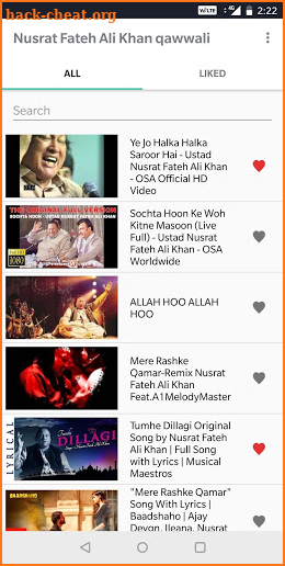 Top Nusrat Fateh Ali Khan Qawwali Songs screenshot