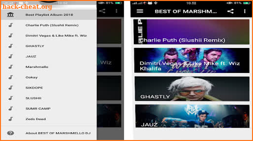 TOP OFFLINE SONG DJ MARSHMELLO 2018 screenshot