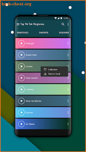 Top Ringtones from Tik music screenshot