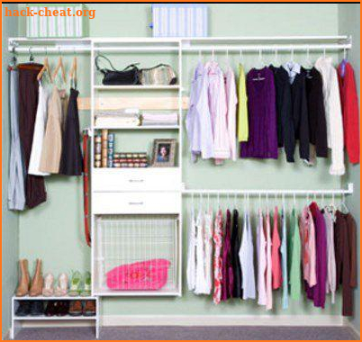 Top small closet organize screenshot