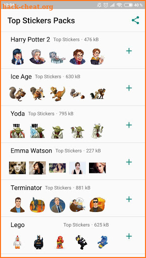 Top Stickers of Movies - Whatsapp (Wastickerapps) screenshot