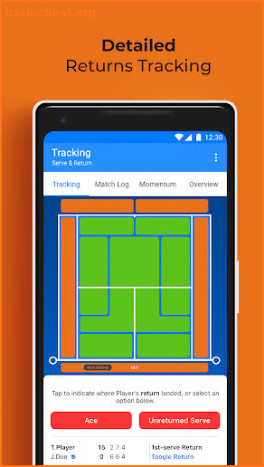 Top Tennis Tracker screenshot
