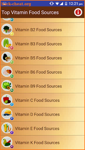 Top Vitamin rich Foods & Diets screenshot