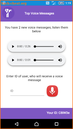 Top Voice Messages screenshot