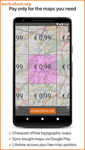 Topo GPS Belgium screenshot