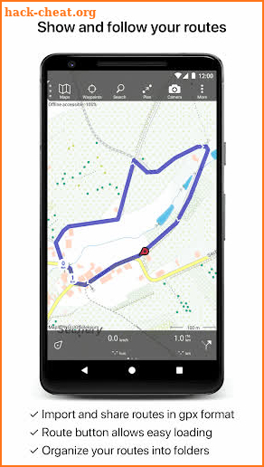 Topo GPS Belgium screenshot