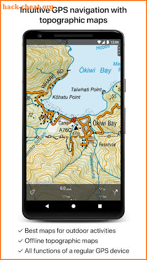 Topo GPS New Zealand screenshot