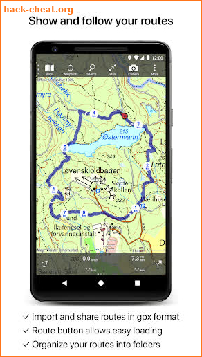 Topo GPS Norway screenshot