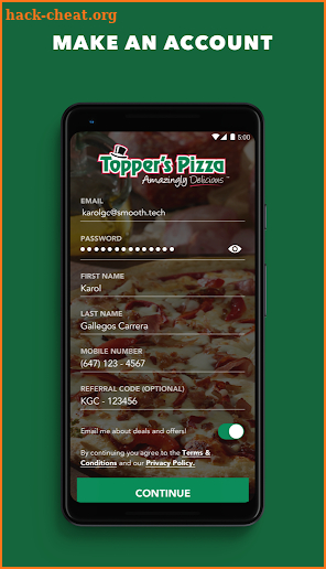 Topper's Pizza screenshot