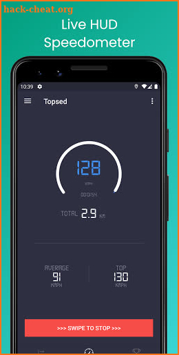 Topsed: Trip Meter with GPS Speedometer & Odometer screenshot