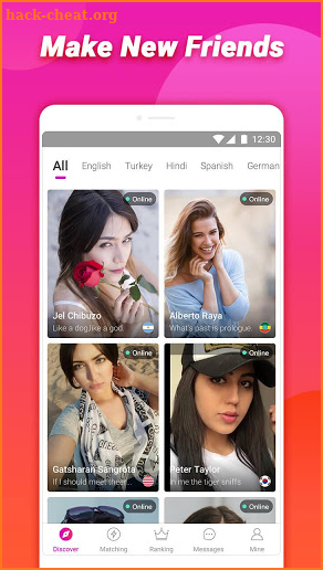 TopU—Let's video chat screenshot
