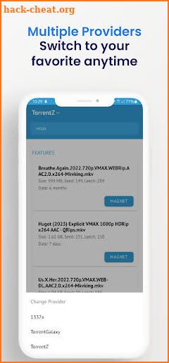 torDB - Torrent Search Engine screenshot