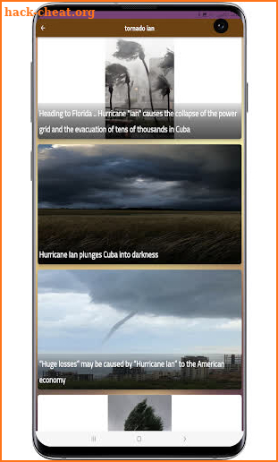 Tornado ian screenshot