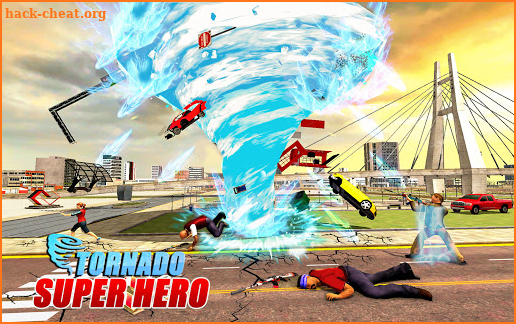 Tornado Ice Hero: Speed Hero Robot Games screenshot