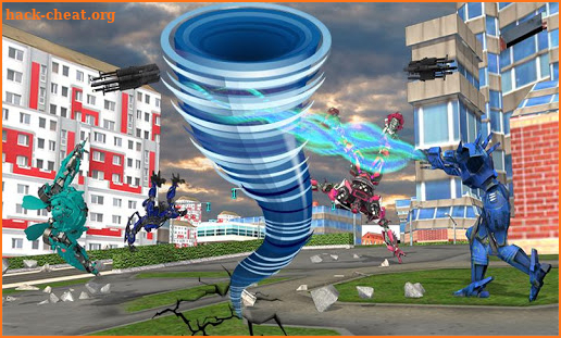 Tornado Robot:Futuristic Transformation Robot Wars screenshot