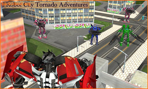 Tornado Robot:Futuristic Transformation Robot Wars screenshot