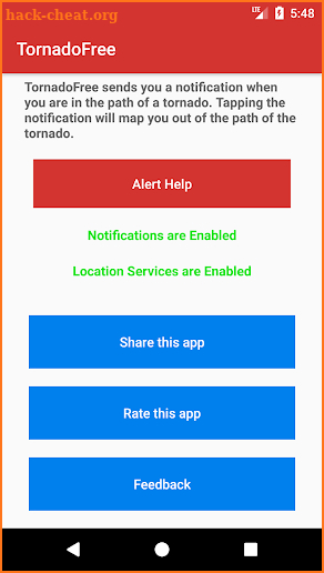 TornadoFree screenshot