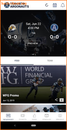 Toronto Argonauts screenshot