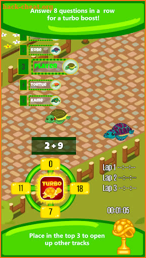 Tortuga Racing - Educational Math Racing Game screenshot