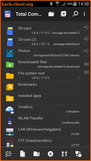 Total Commander - file manager screenshot