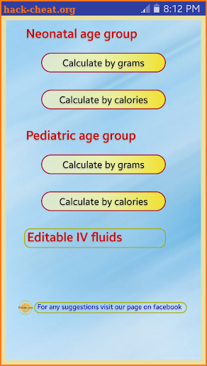 Total parenteral nutrition ( neonates/ pediatrics) screenshot