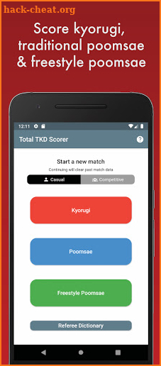 Total TKD Scorer screenshot