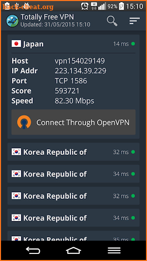 Totally Free VPN Pro Key screenshot