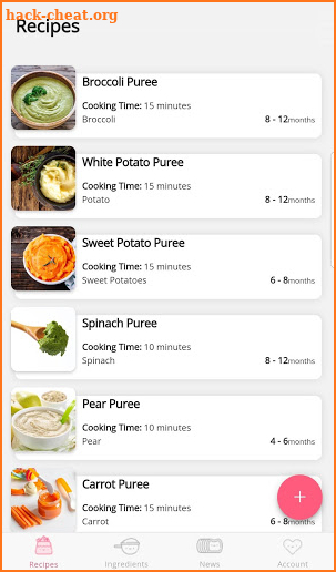 TOTMEAL - Healthy Baby Food Maker screenshot