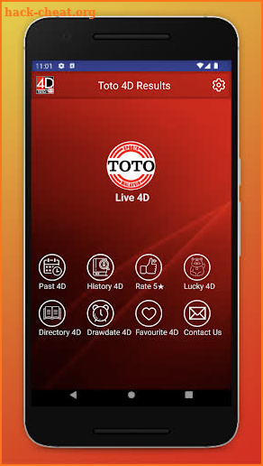 Toto 4D Result Today 4D Live screenshot