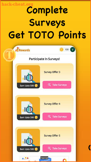 TOTO Rewards - Play Games & Win Cash App screenshot